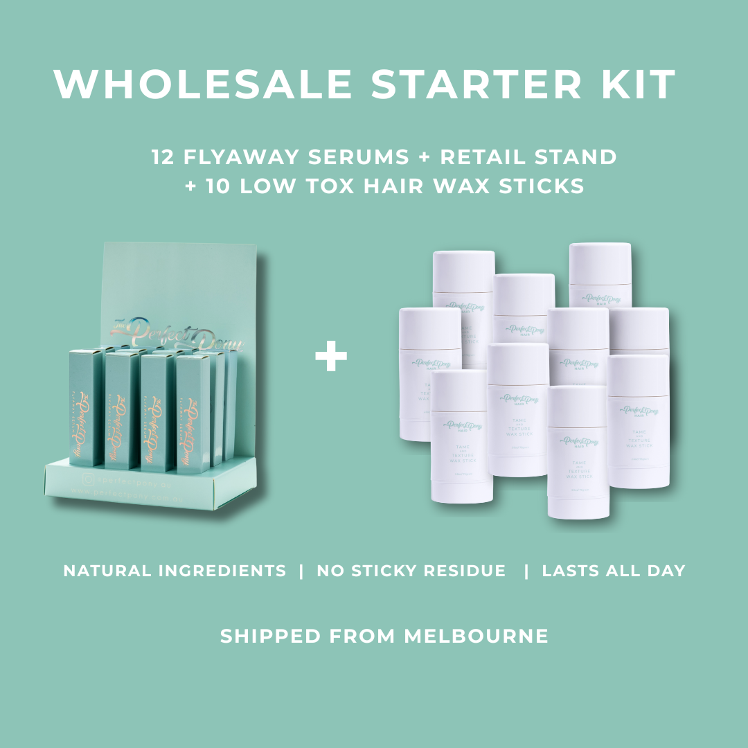 Wholesale Starter Kit | 12 Flyaway Slick back Serums + 10 Low Tox Hair Wax Sticks