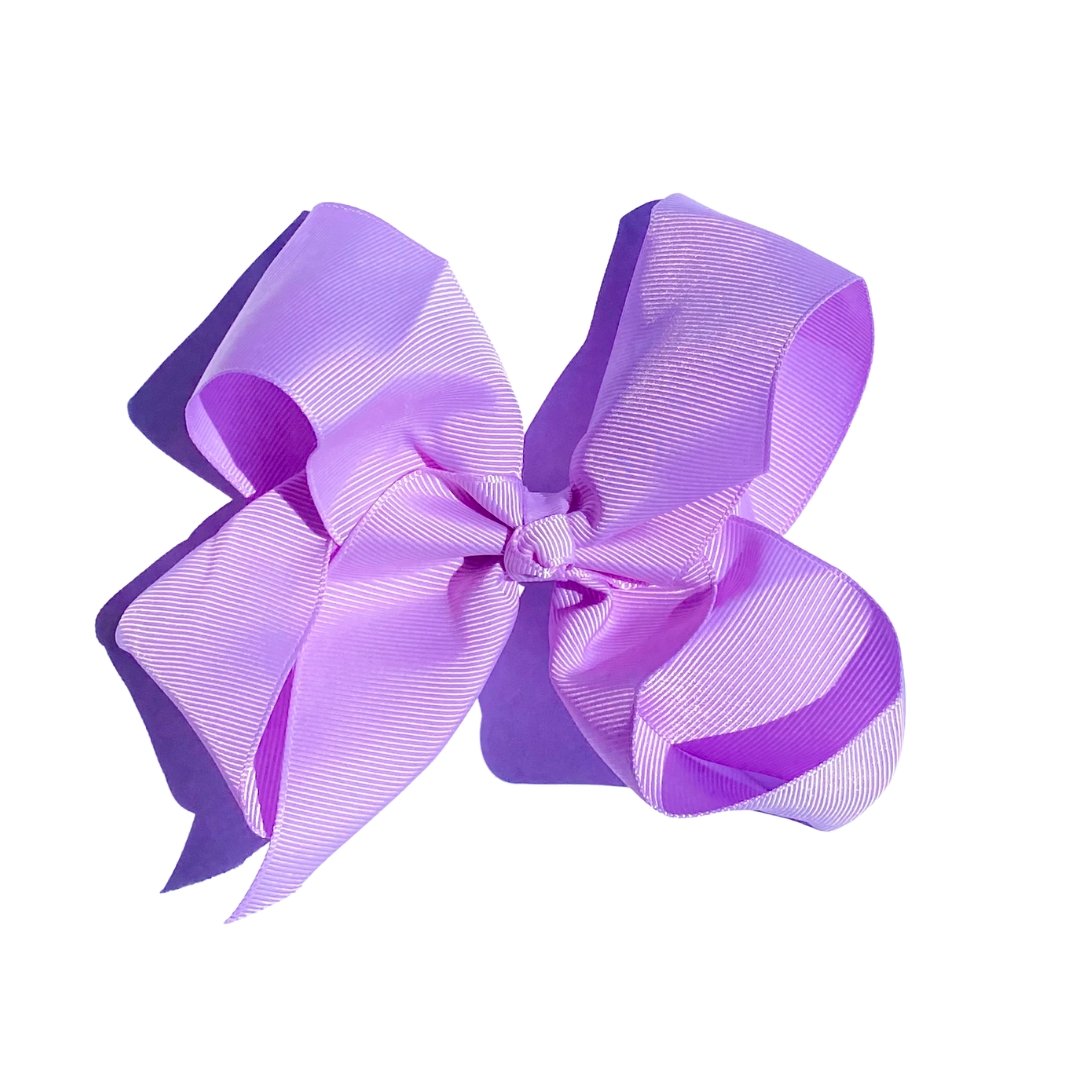 6 inch Hair Bows with clip - 24 Colours - Perfect Pony Hair