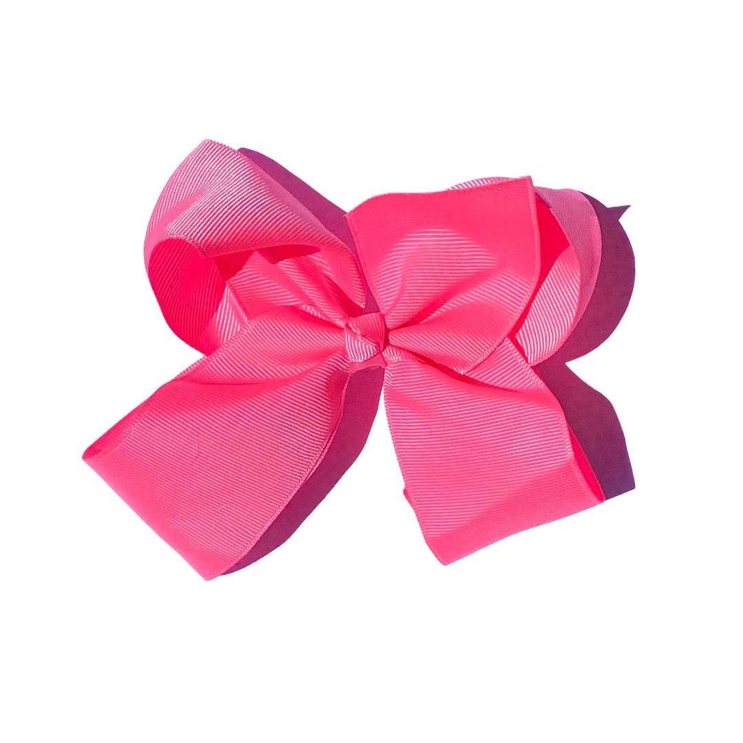 6 inch Hair Bows with clip - 24 Colours - Perfect Pony Hair