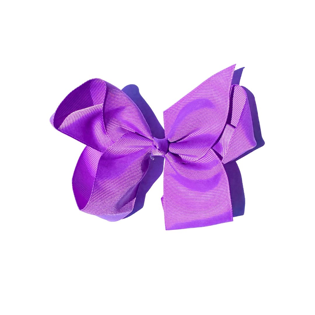 6 inch Hair Bows with clip - 24 Colours - Perfect Pony Hair