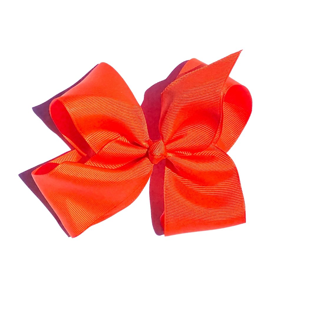 6 inch Hair Bows with clip - 24 Colours - Perfect Pony Hair