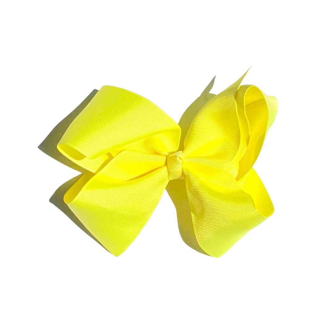 6 inch Hair Bows with clip - 24 Colours - Perfect Pony Hair