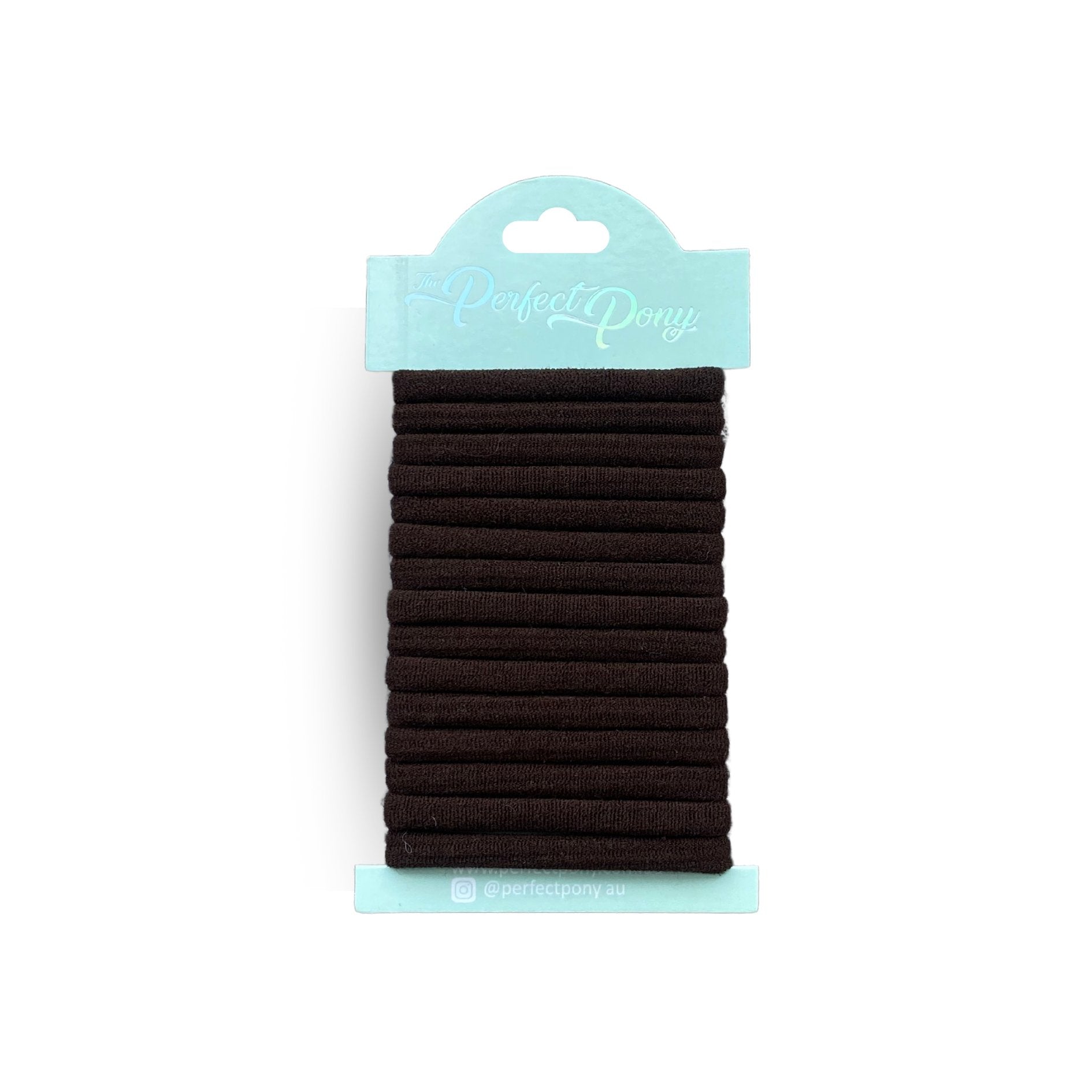 Damage Free Soft Hair Elastics - 15 Pack Neutral Colours - Perfect Pony Hair