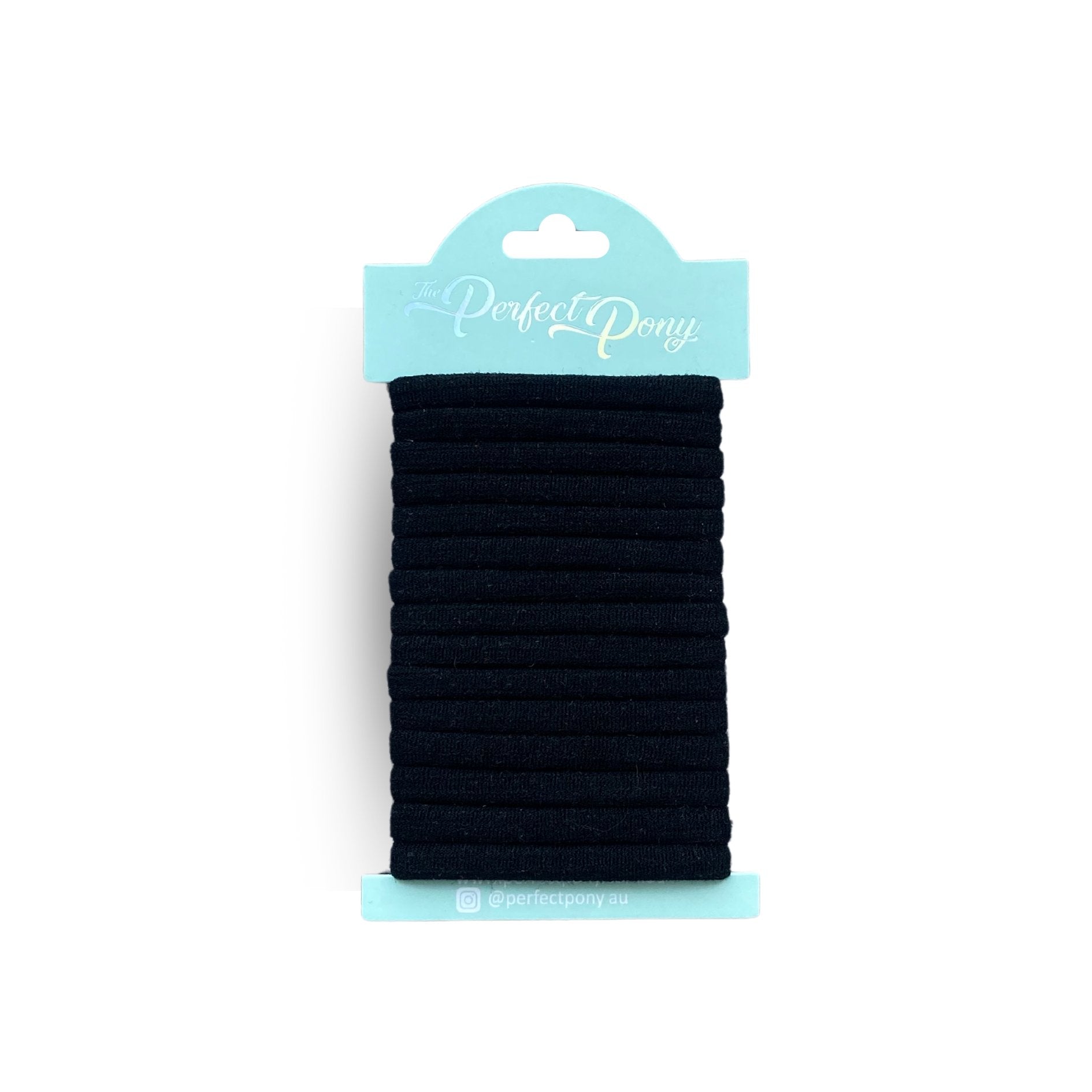 Damage Free Soft Hair Elastics - 15 Pack Neutral Colours - Perfect Pony Hair